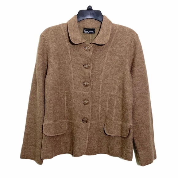 𝅺JANE Ashley Wool blend Structured Jacket Shacket - Picture 1 of 11
